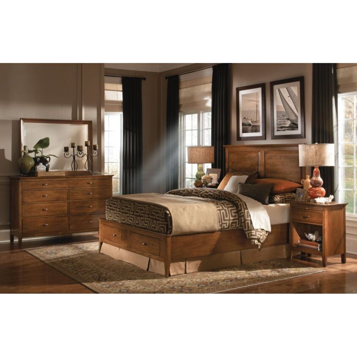 Cherry Park Open Nightstand Nightstands Kincaid Furniture 5