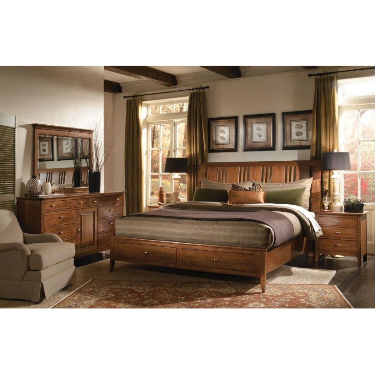 Cherry Park Nightstand Nightstands Kincaid Furniture 5