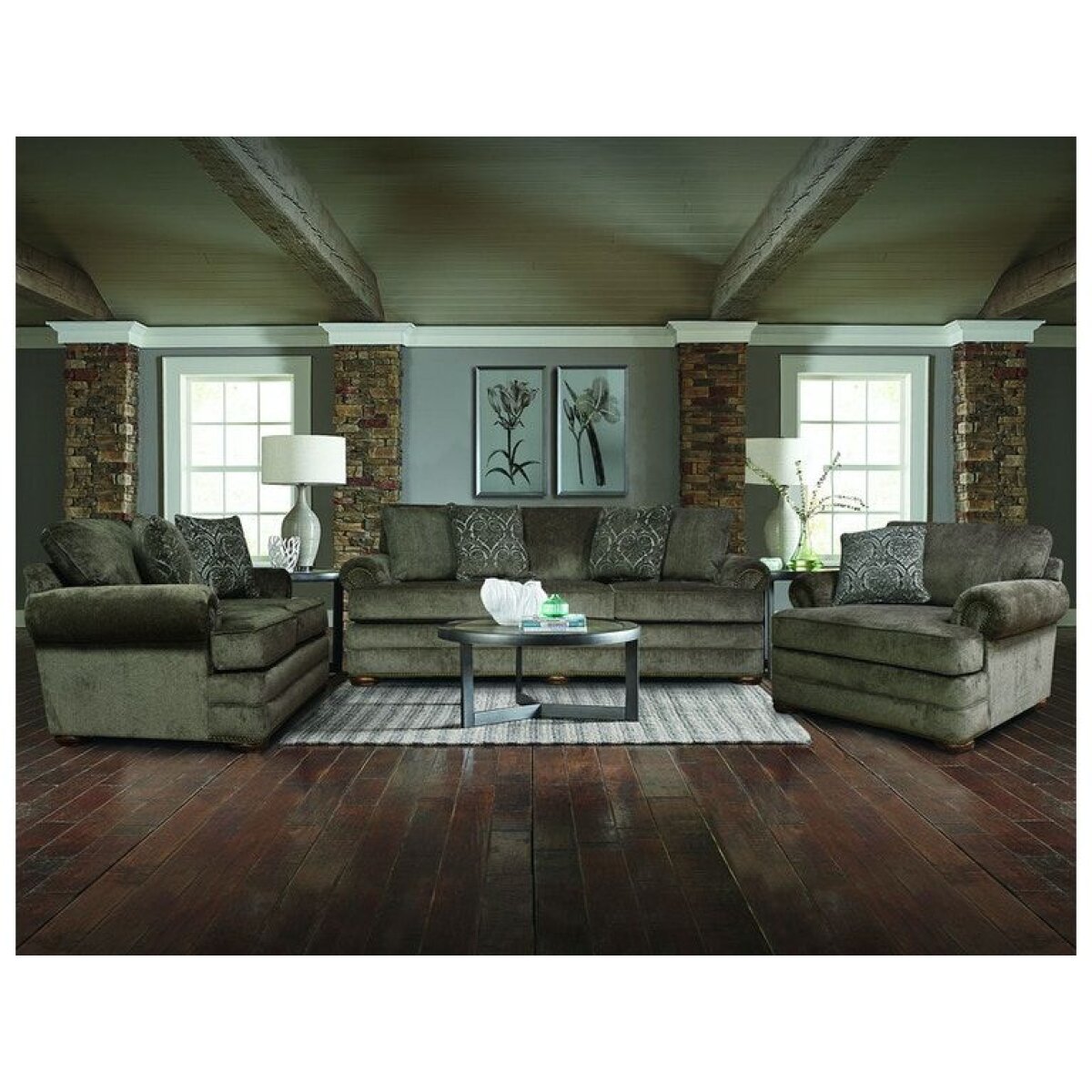 Knox Sofa with Nails Sofas Customizable 5