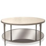 Wilshire Round Coffee Table Cocktail & Coffee Tables Riverside Furniture 7