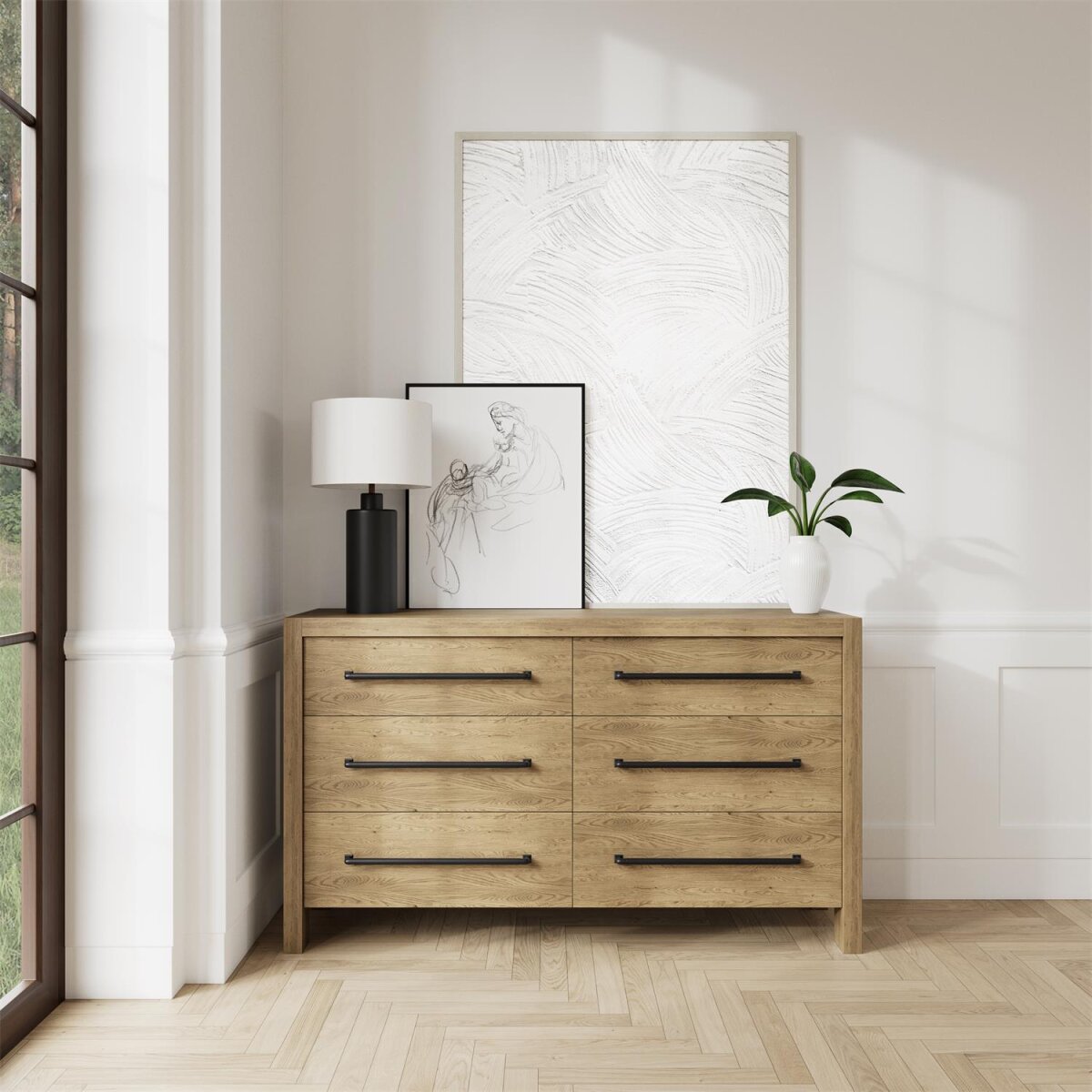 Davie Six Drawer Dresser Dressers Riverside Furniture 6