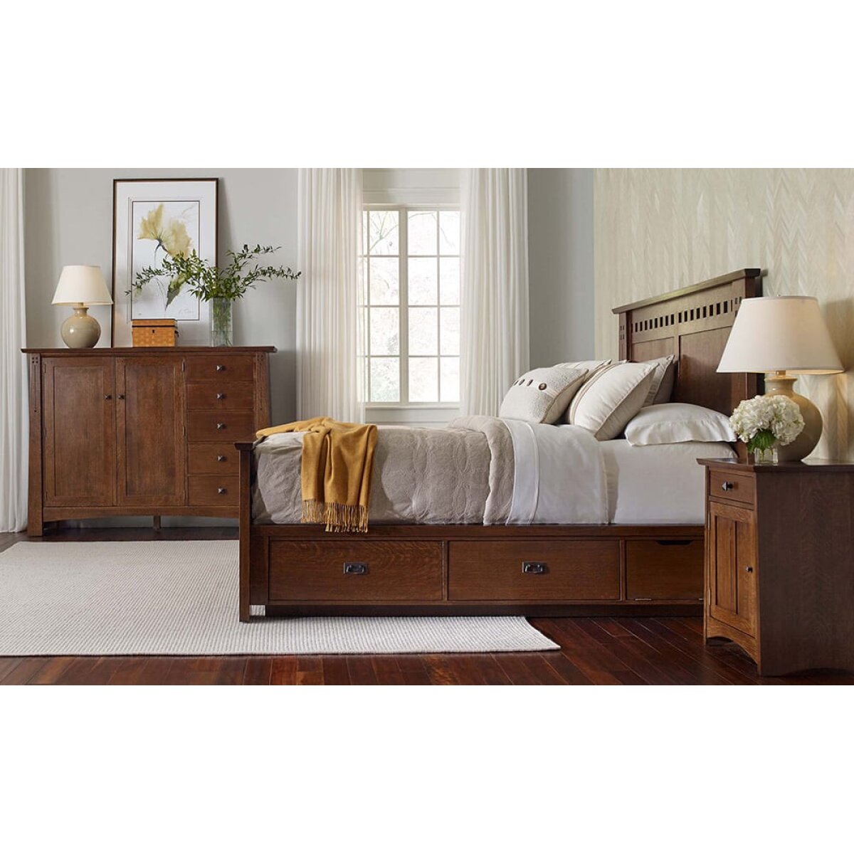 Highlands Queen Bed Beds Customizable 6