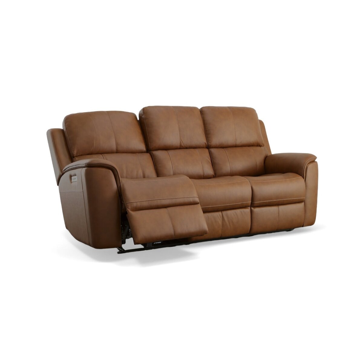 Henry Power Reclining Sofa with Power Headrests and Lumbar Sofas Customizable 8