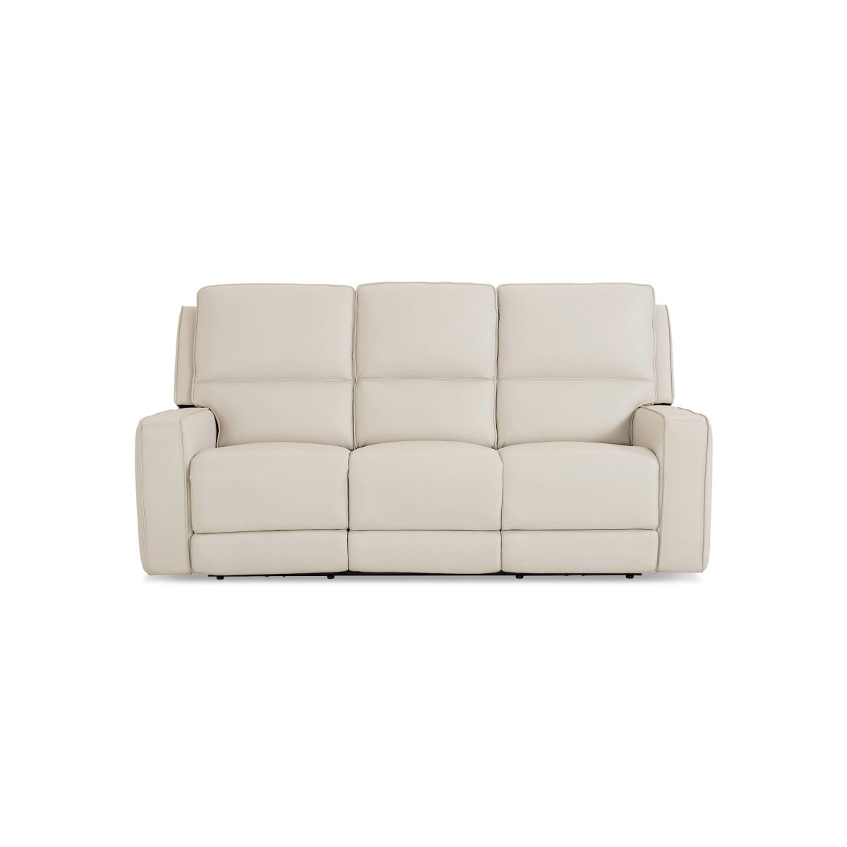 Raymond Leather Power Reclining Sofa Sofas Bassett Furniture 4