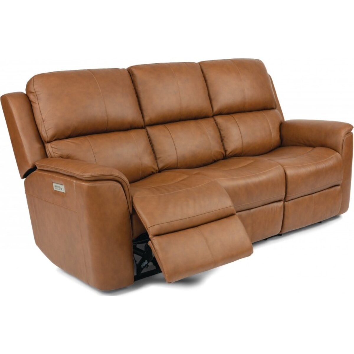 Henry Power Reclining Sofa with Power Headrests and Lumbar Sofas Customizable 7