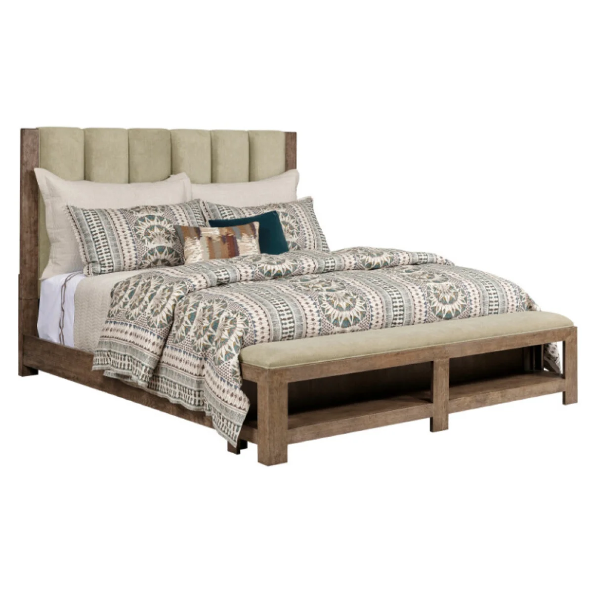 Skyline Meadowood Uph King Bed Complete Beds American Drew 6