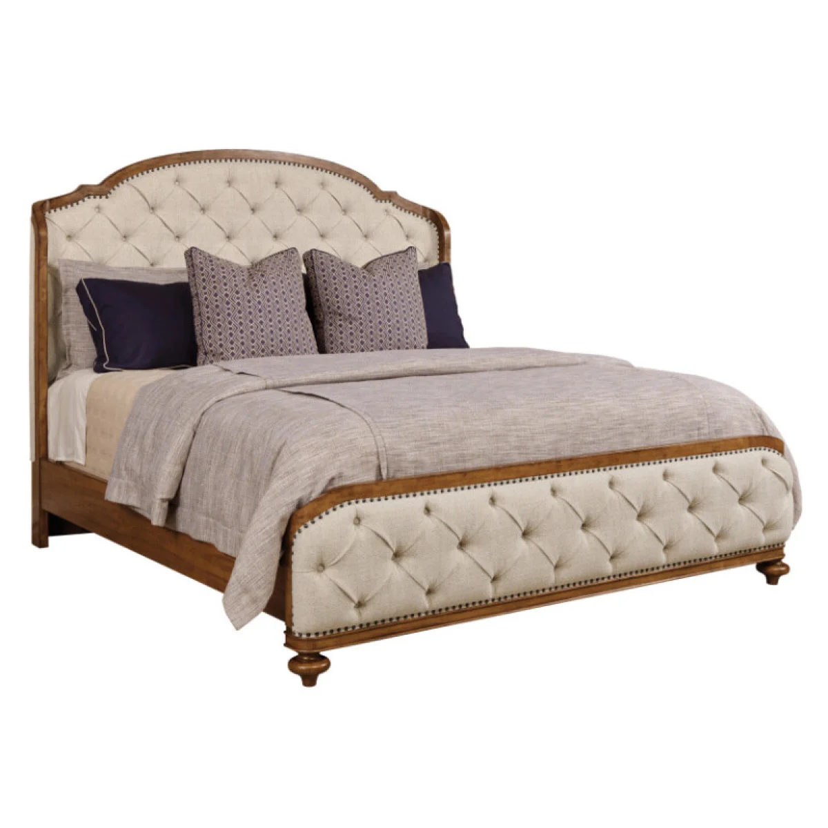 Berkshire Glendale Uph Shelter Queen Bed Complete Beds American Drew 4