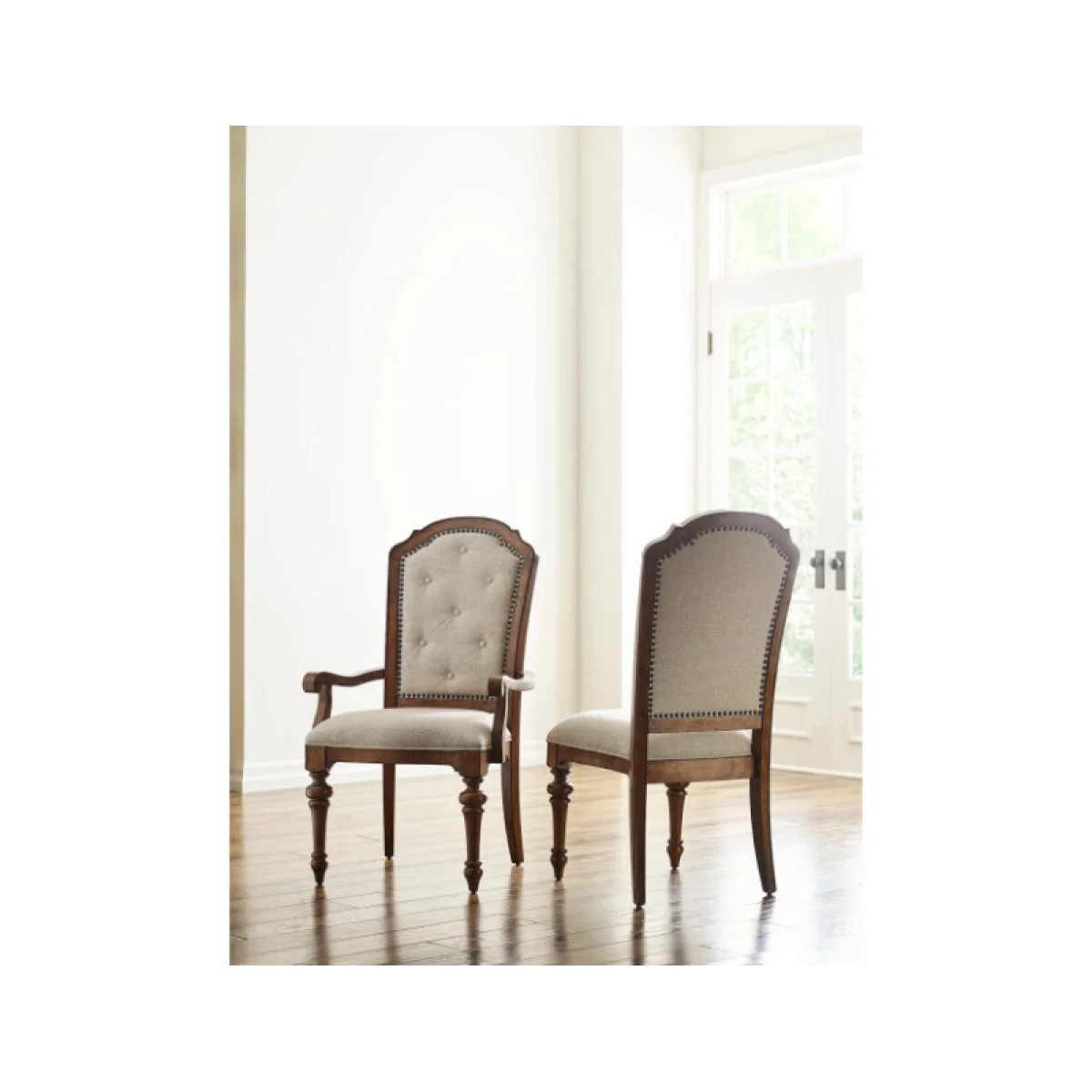 Berkshire Diamond Arm Chair Chairs & Benches American Drew 4