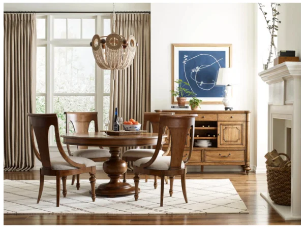 Berkshire Hillcrest Round Dining Table Complete Dining Tables American Drew