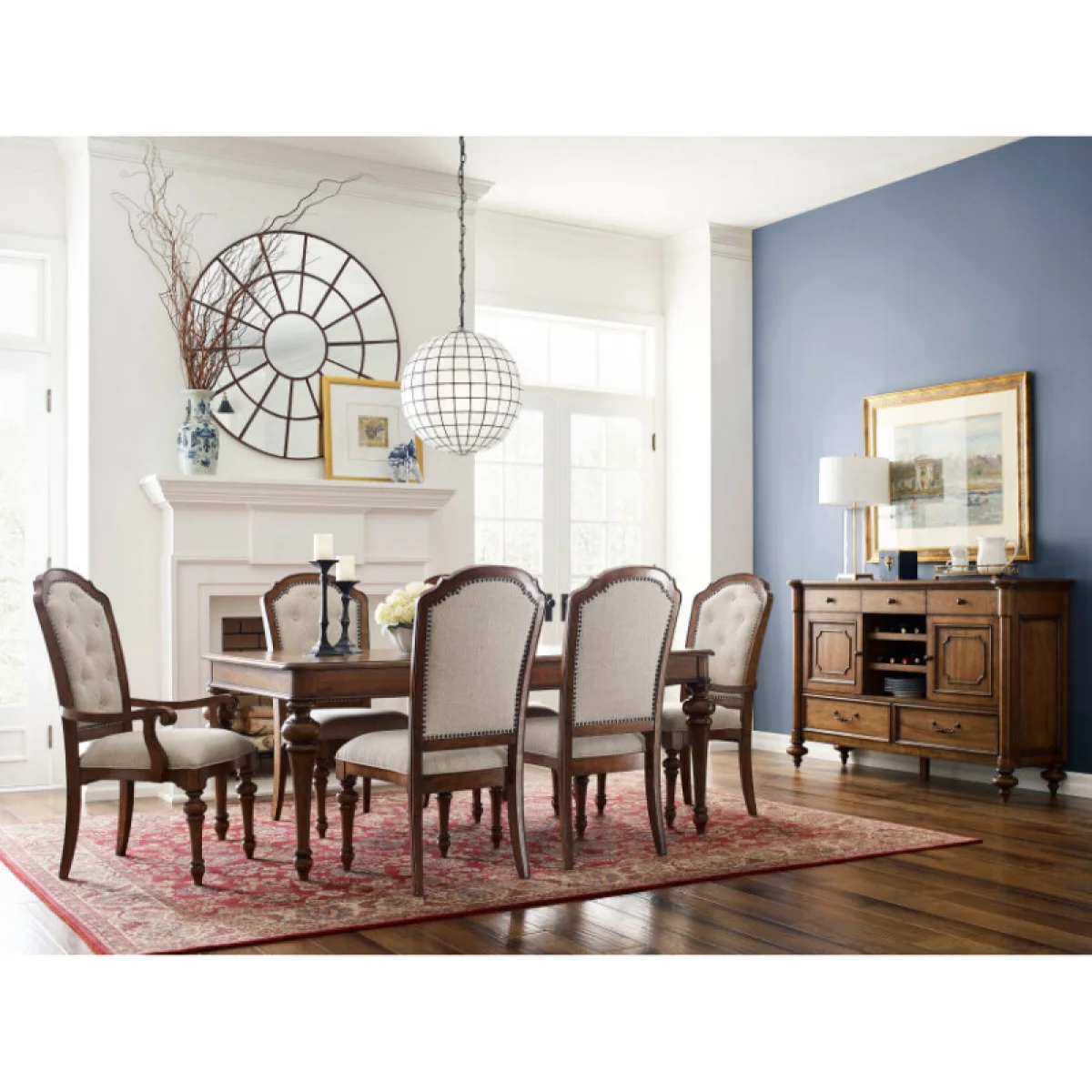 Berkshire Ervin Leg Table Dining Tables American Drew 4