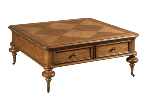 Berkshire Pearson Square Cocktail Table Cocktail & Coffee Tables Brown