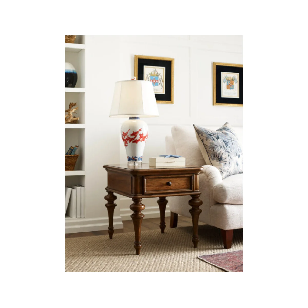 Berkshire Pearson Rectangular Drawer End Table End tables American Drew 4