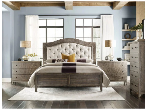 Emporium Ingram Uph Cal King Bed Complete Beds American Drew 10