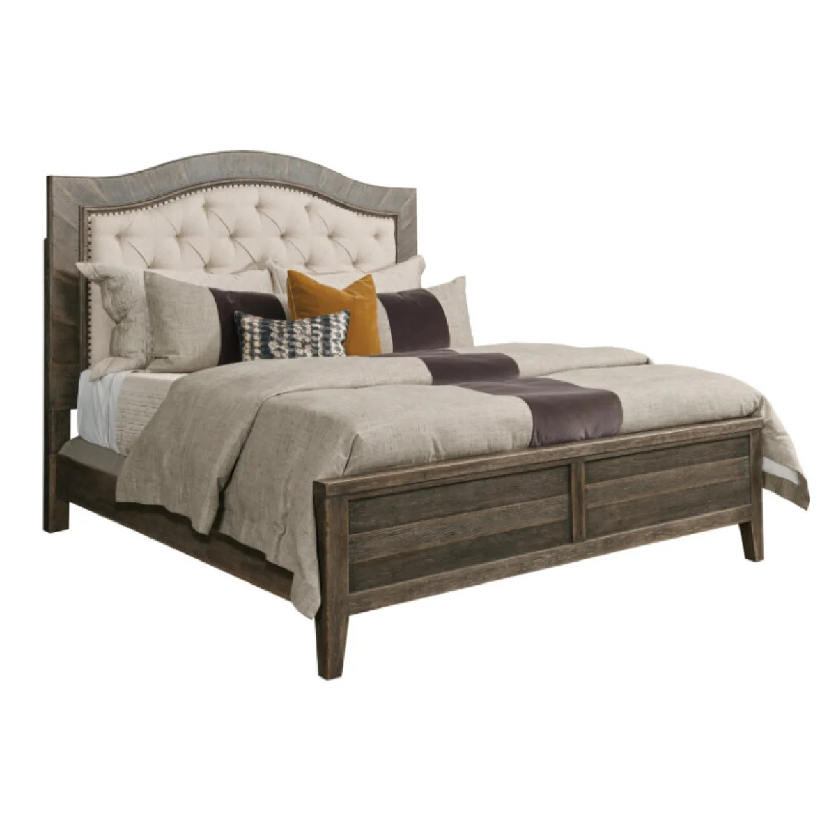 Emporium Ingram Uph Cal King Bed Complete Beds American Drew 6