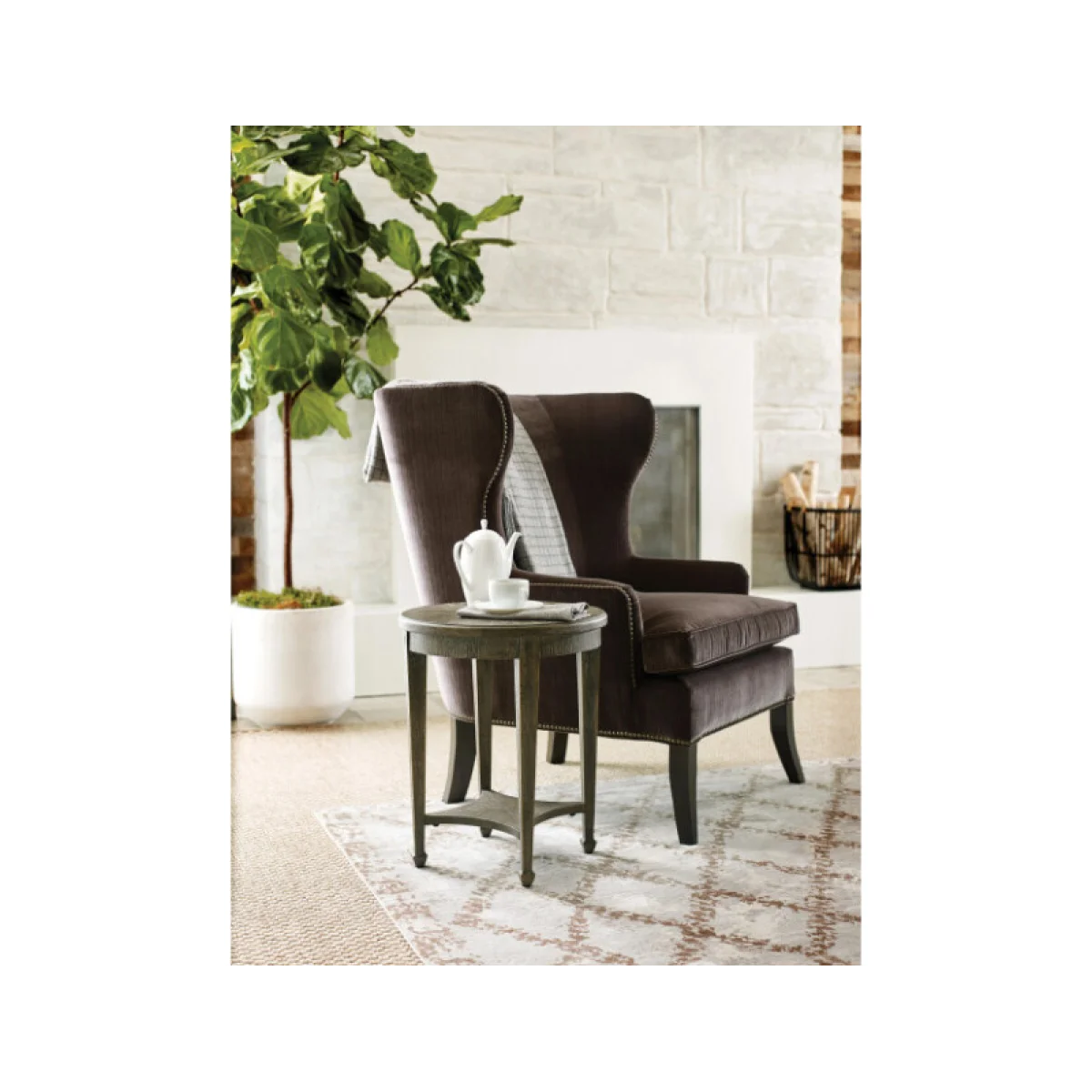 Emporium Sutter Round End Table End tables American Drew 4