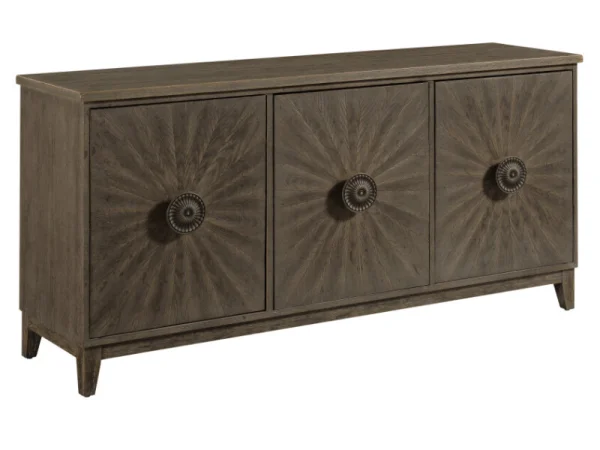 Emporium Crosley Entertainment Console Entertainment Stands black