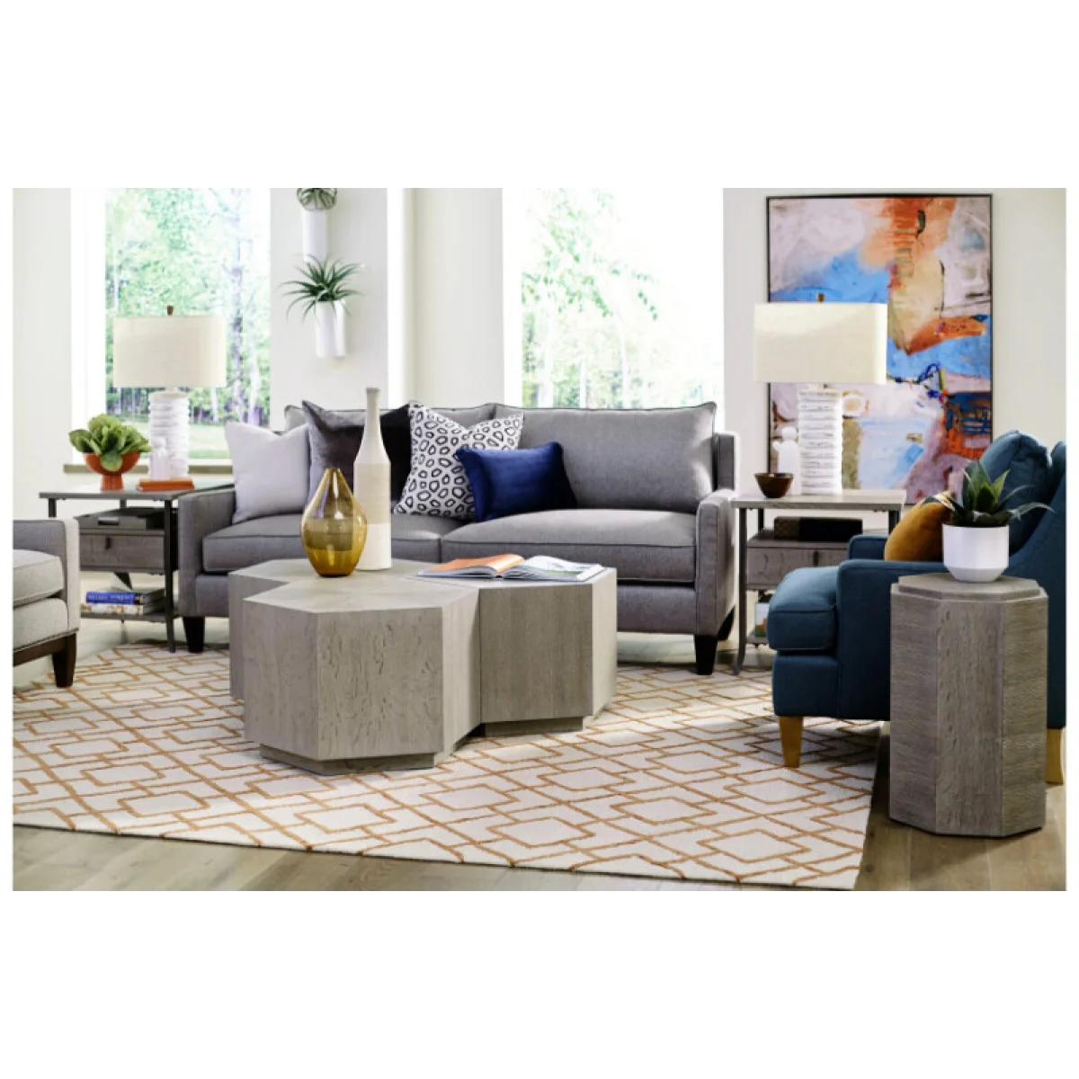 Creston Premier Hexagonal Coffee Table Cocktail & Coffee Tables Cocktail & Coffee Tables 6