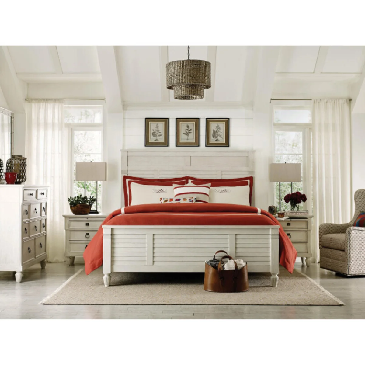 Grand Bay Acadia Panel King Bed Complete Beds American Drew 7