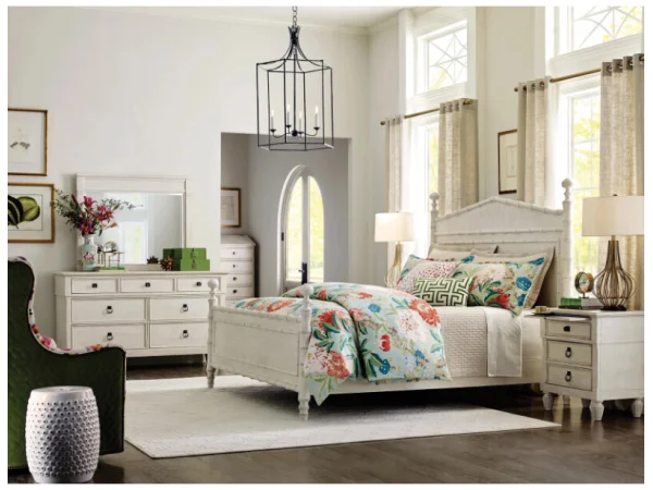 Grand Bay Vida Bamboo Queen Bed Complete Beds American Drew