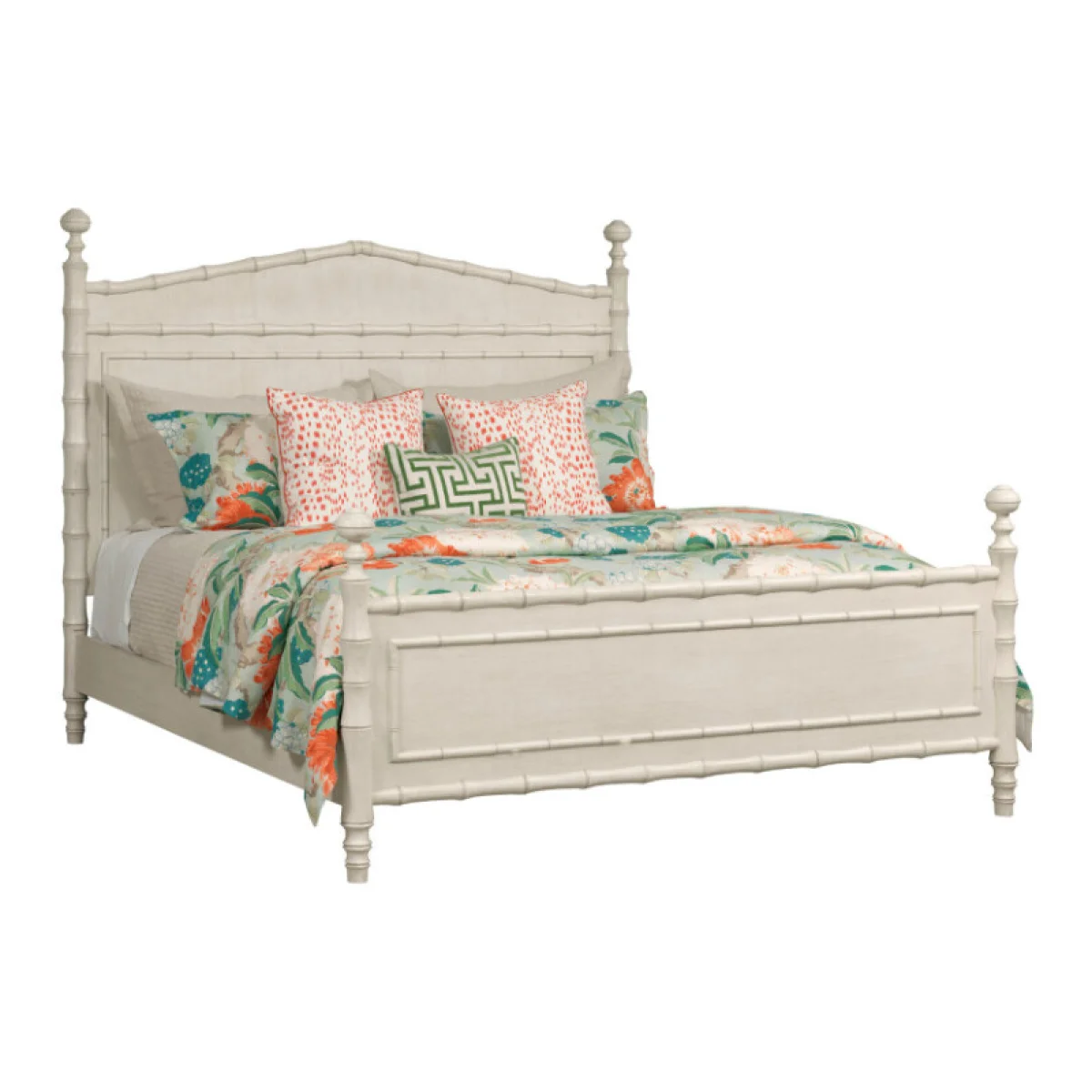 Grand Bay Vida Bamboo Queen Bed Complete Beds American Drew 7