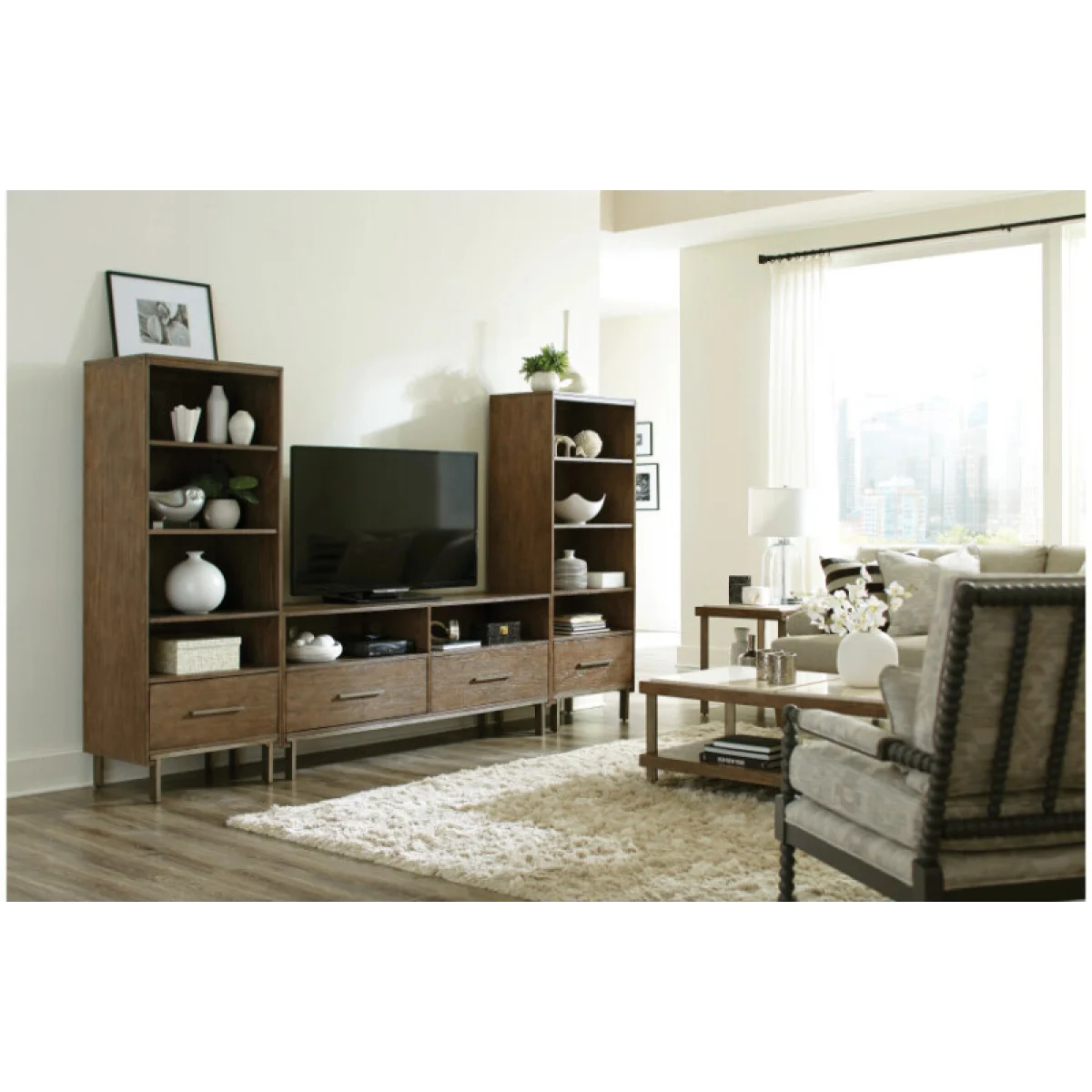 Amara Entertainment Pier Entertainment Stands Brown 6
