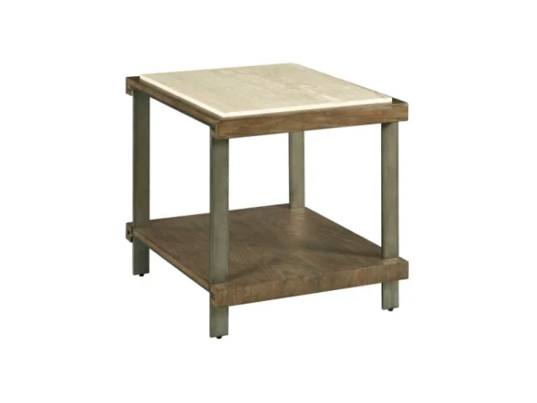 Amara Rectangular End Table End tables Brown