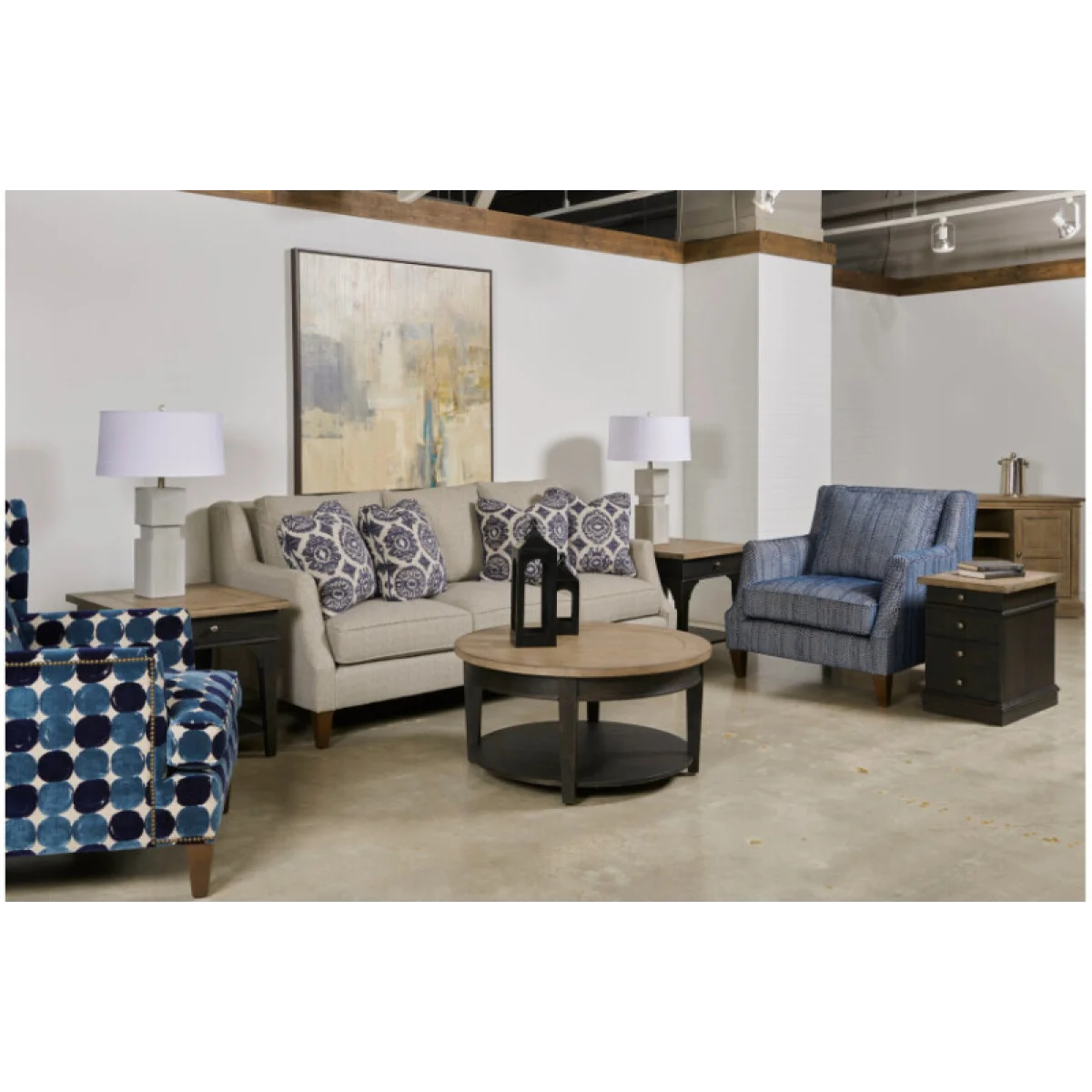 Hancock Round Coffee Table Cocktail & Coffee Tables black 6