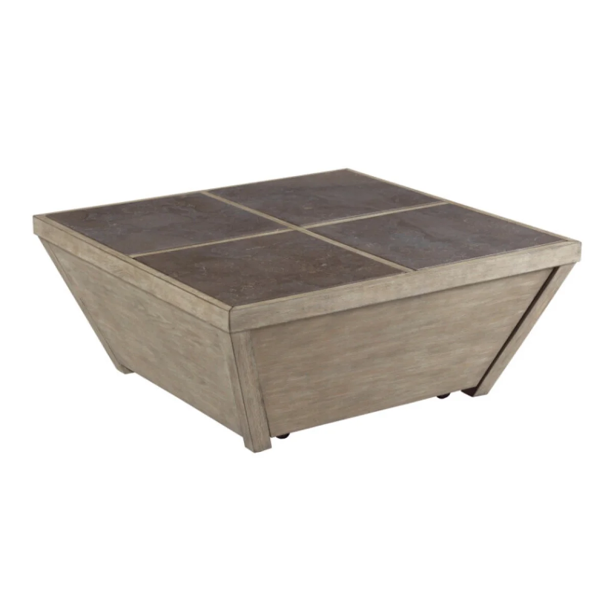 West End Square Coffee Table Cocktail & Coffee Tables Brown 4