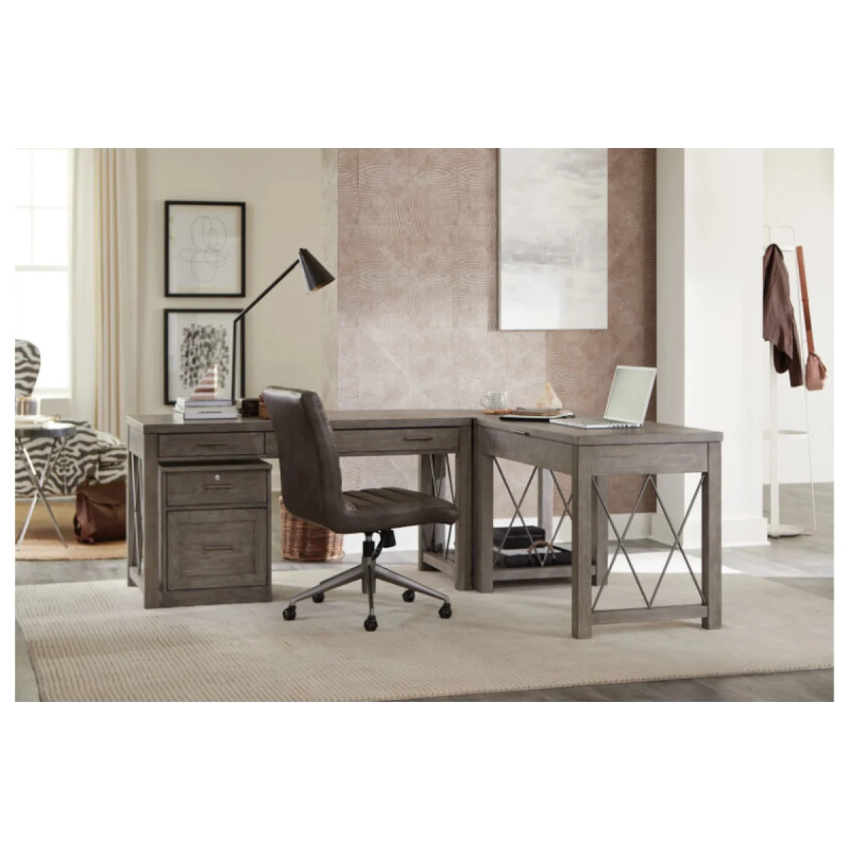 West End Writing Desk Desks Brown 6