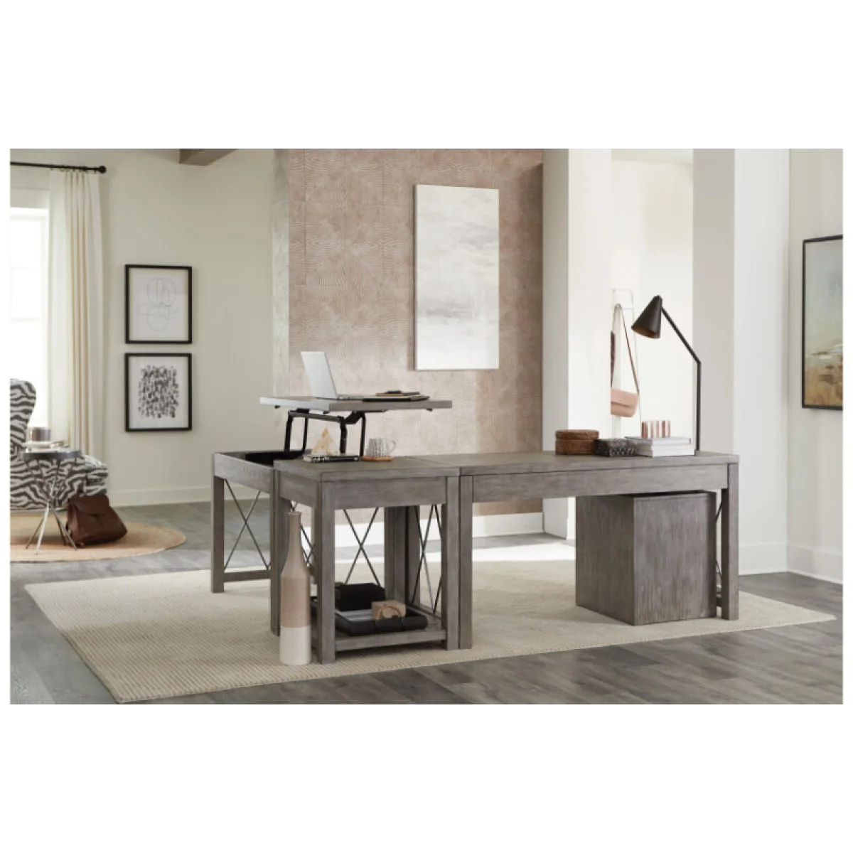 West End Writing Desk Desks Brown 7