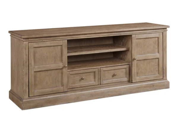 Donelson 76″ Entertainment Console Entertainment Stands black