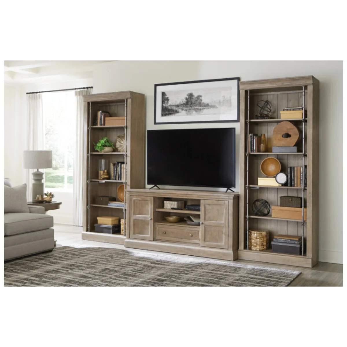 Donelson Bunching Bookcase Bookcases black 6