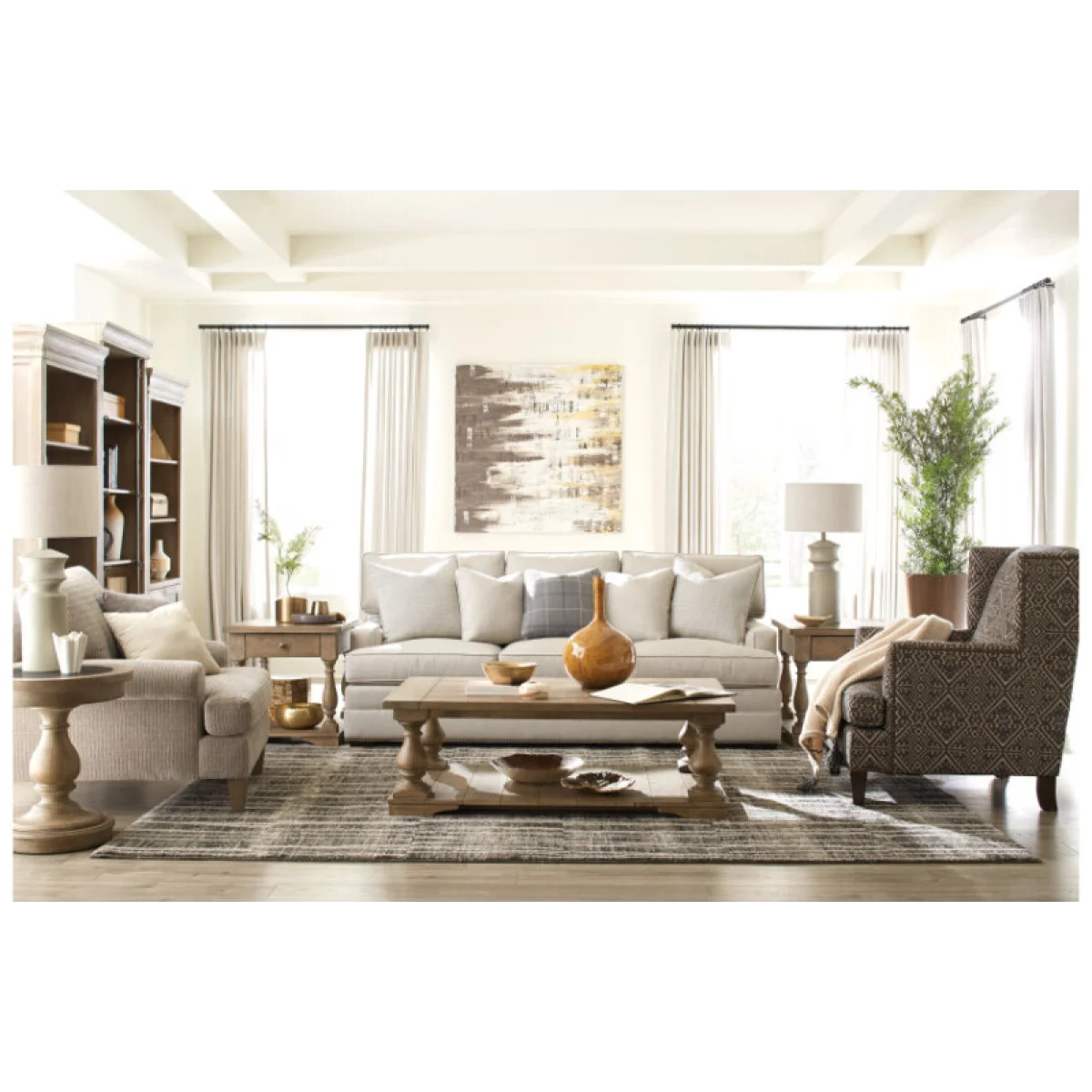 Donelson Rectangular Coffee Table Cocktail & Coffee Tables Brown 6
