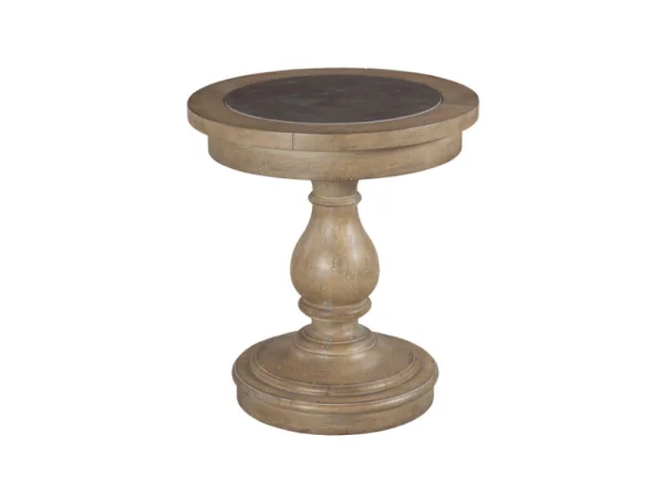 Donelson Round End Table End tables Brown 4