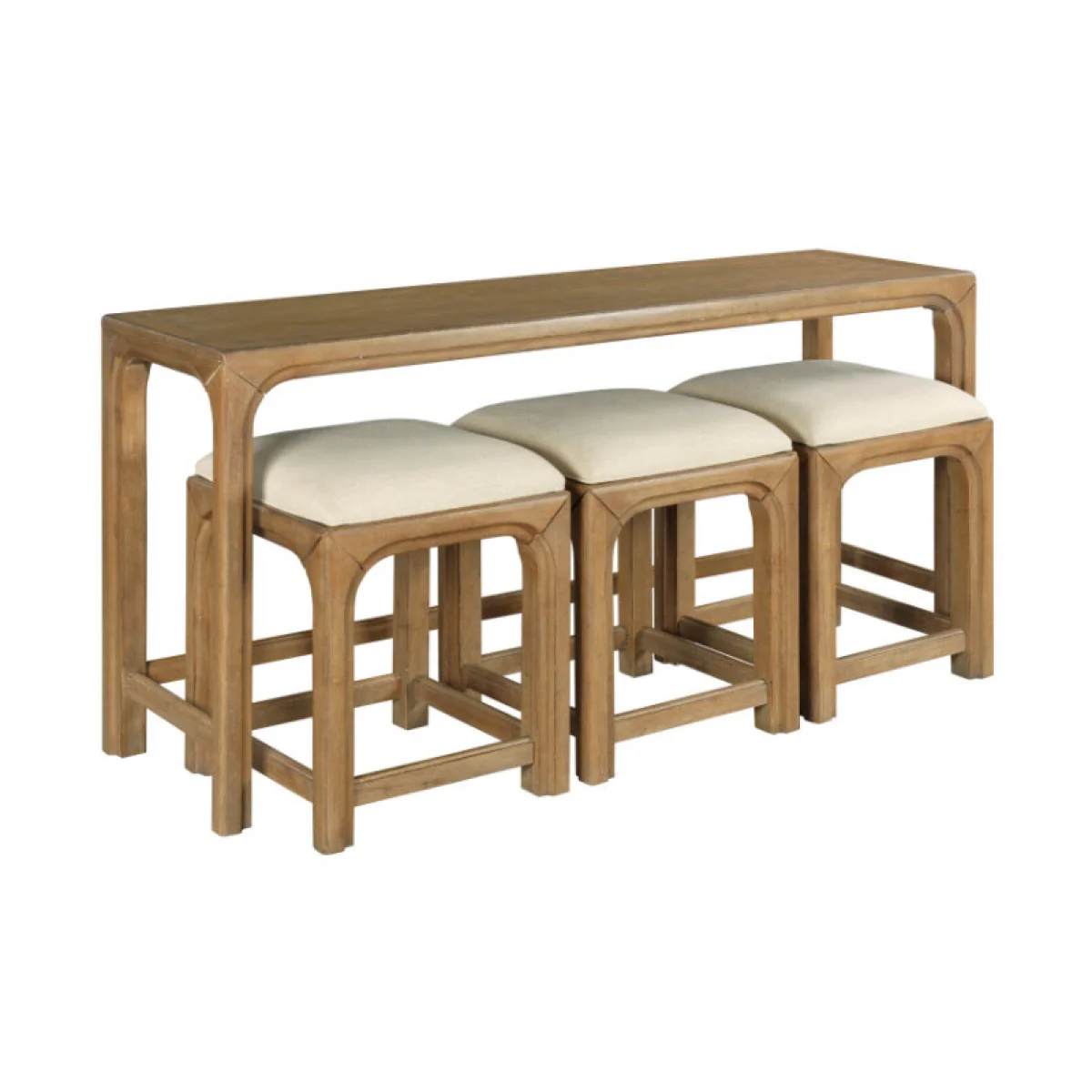 Jetson Bar Console With Three Stools Bar Furniture Bar Furniture 4