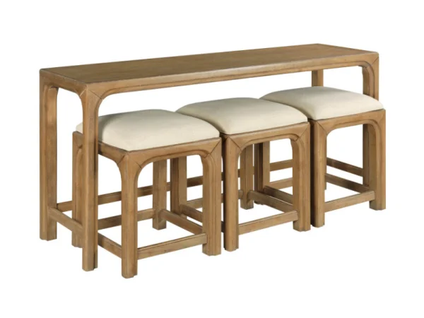 Jetson Bar Console With Three Stools Bar Furniture Bar Furniture