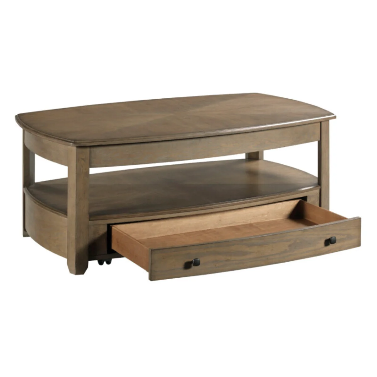 Primo Iii Rectangular Lift-top Coffee Table Cocktail & Coffee Tables Brown 7