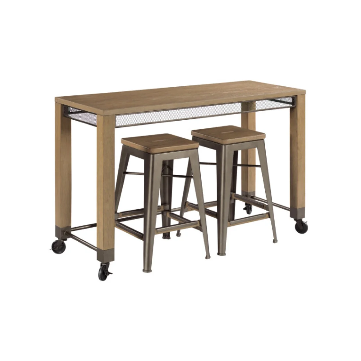 Maya Counter Console W/2 Stools Bar Furniture Bar Furniture 4