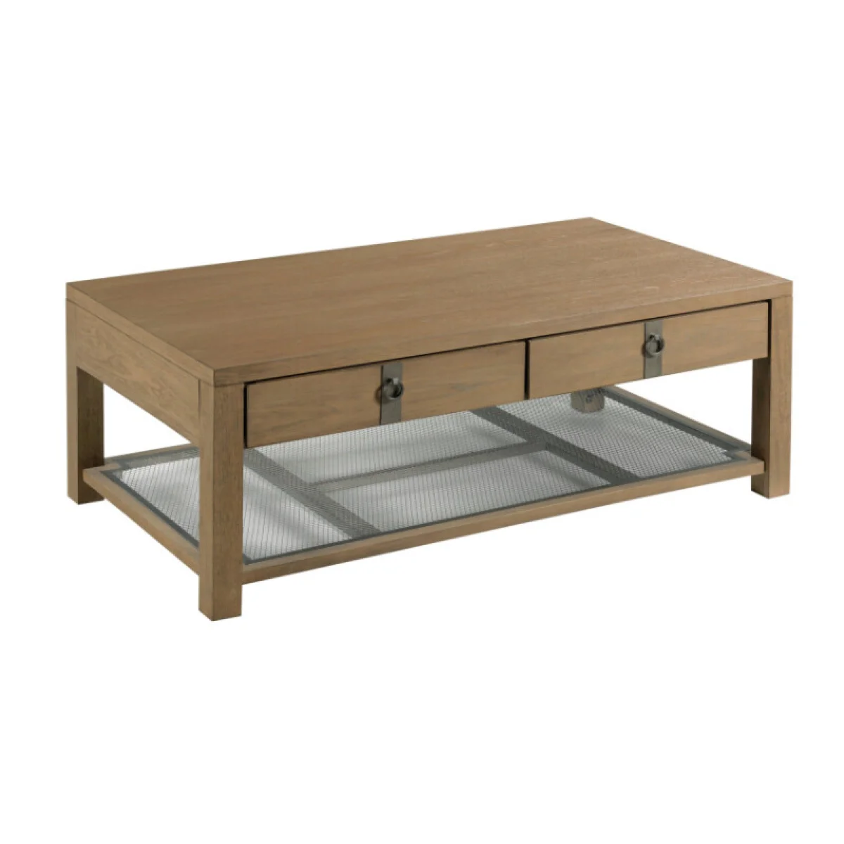 Maya Rectangular Drawer Coffee Table Cocktail & Coffee Tables Brown 4