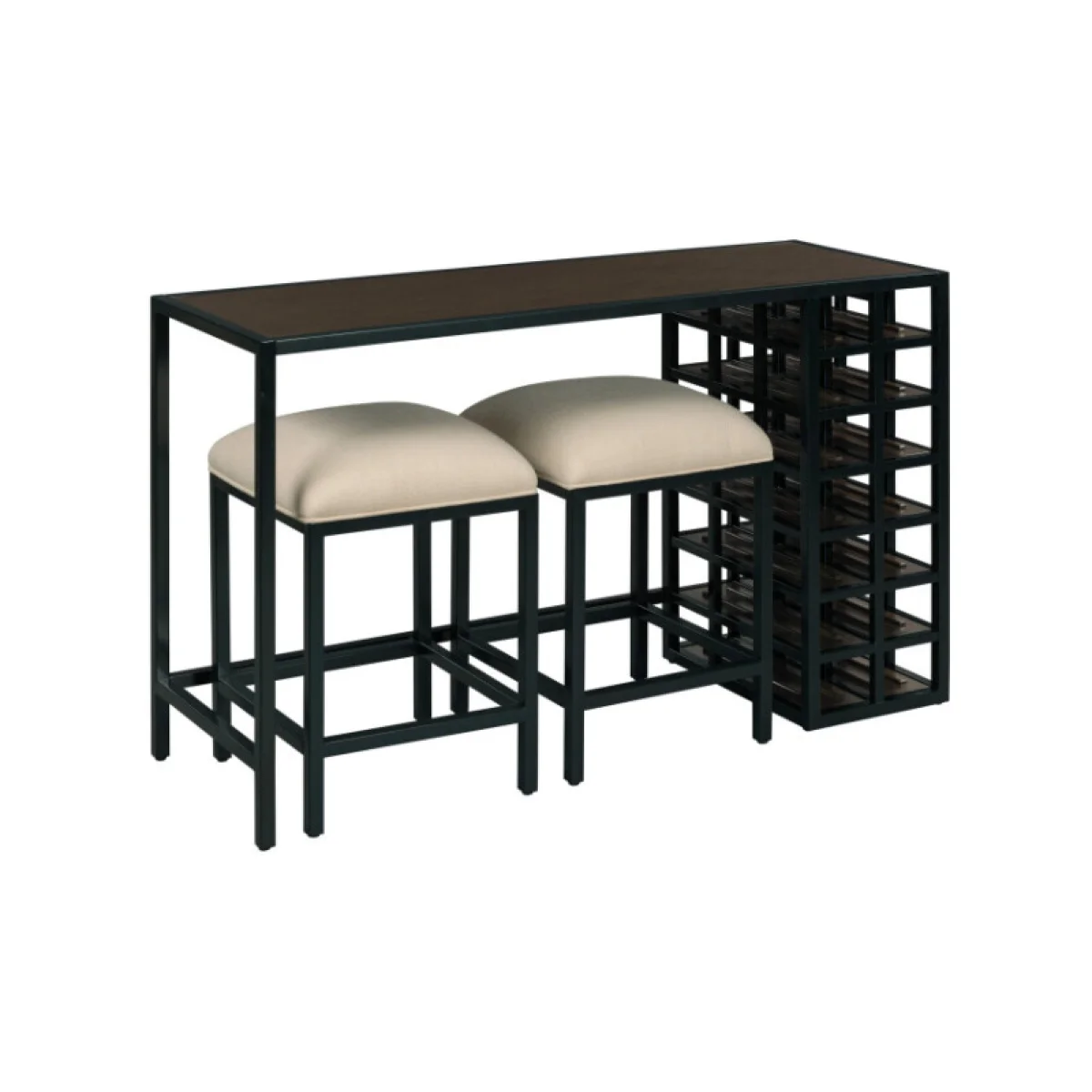 Mackintosh Wine Console Table W/2 Stools Bar Furniture Bar Furniture 4
