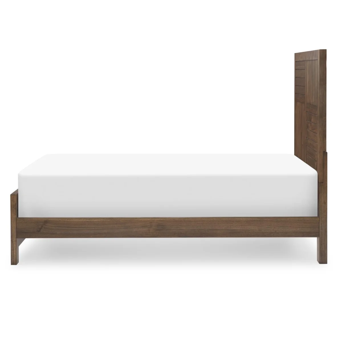 Complete Panel Bed, Twin 3/3 Brown Finish Youth Beds Brown 6