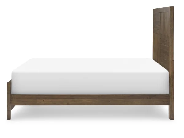 Complete Panel Bed, Full 4/6 Brown Finish Youth Beds Brown 13