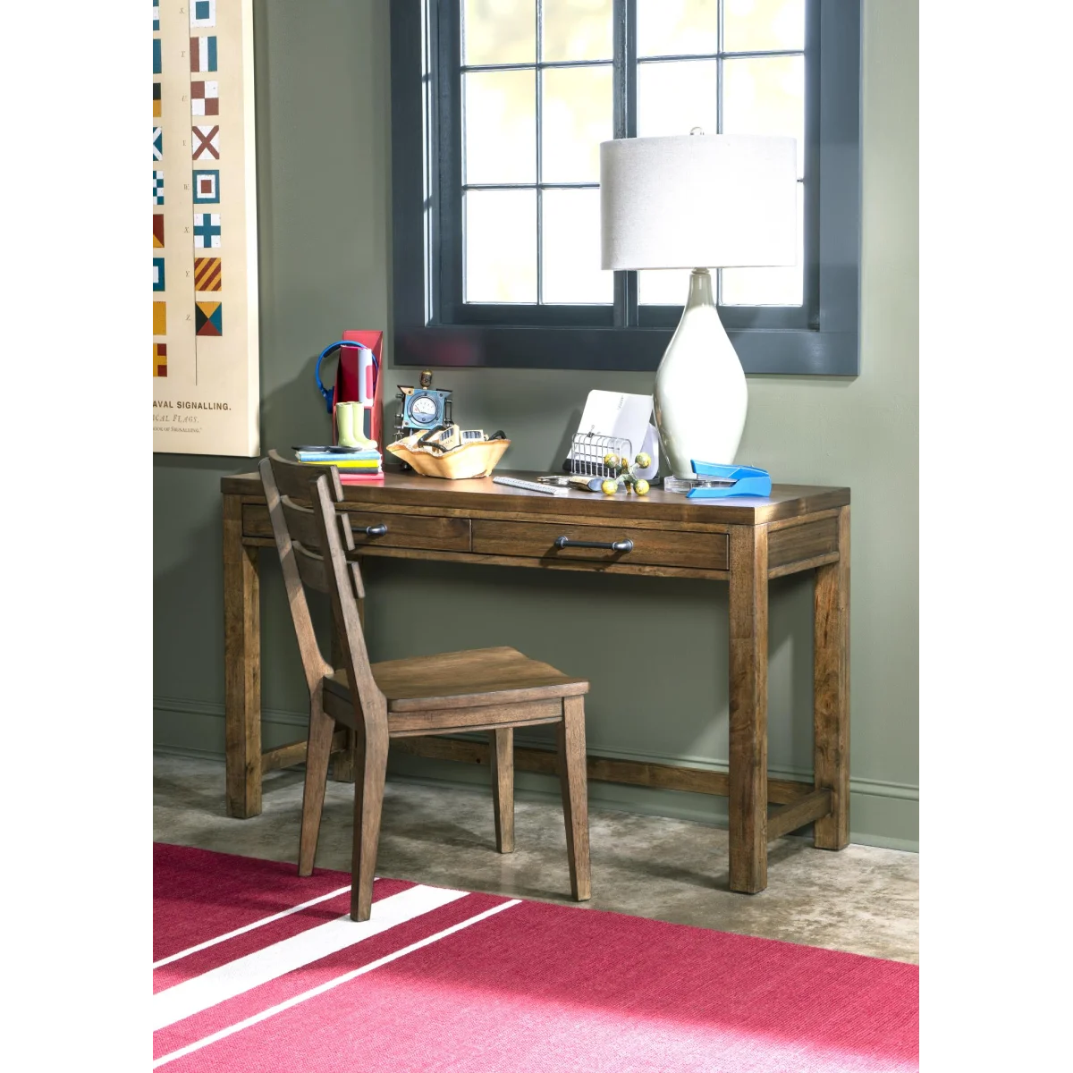 Desk Brown Finish Youth Desks Brown 7