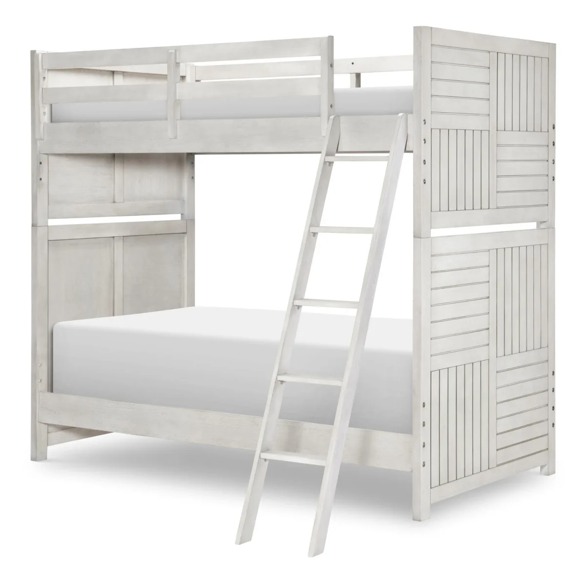 Complete Twin Over Twin Bunk Bed Stone Path Gray Finish Youth Beds Legacy Classic Furniture 4