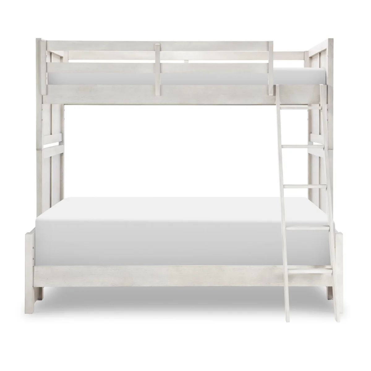 Complete Twin Over Full Bunk Bed Stone Path Gray Finish Youth Beds Legacy Classic Furniture 9