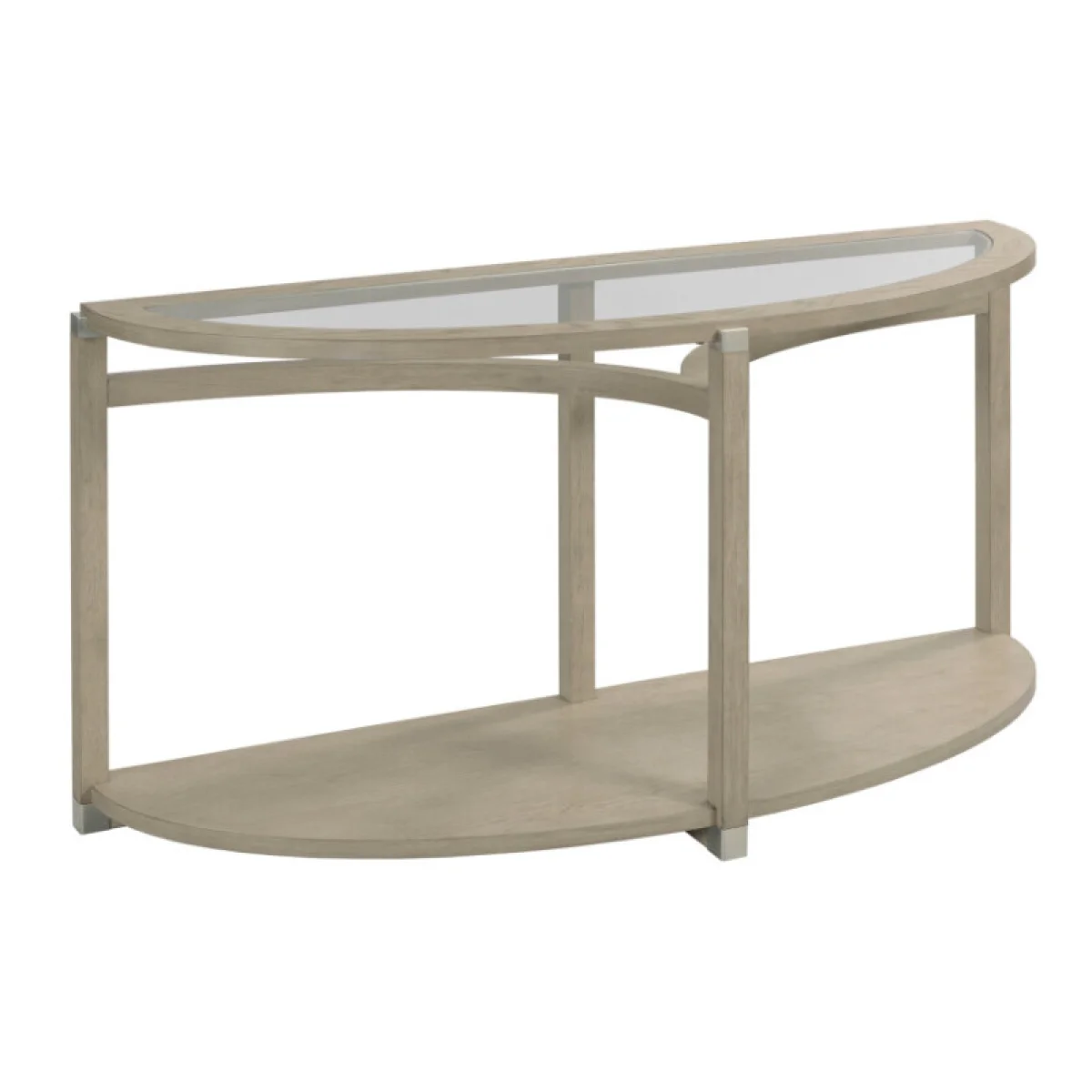 Solstice Demilune Sofa Table Sofa Tables Gray 4