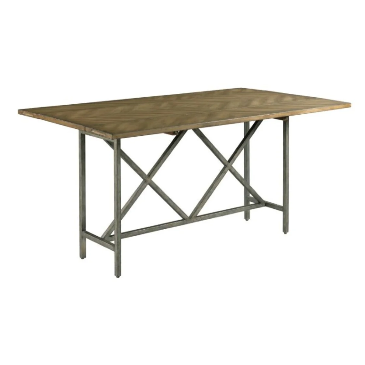Hidden Treasures Flip Top Console Sofa Tables Gray 8