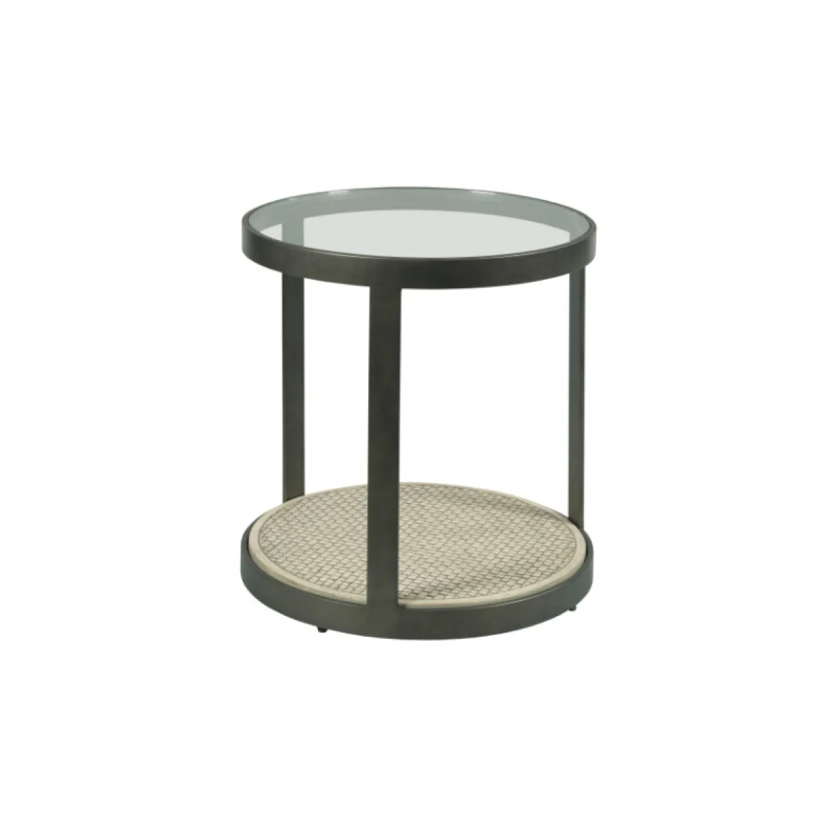 Hidden Treasures Concrete Round End Table End tables black 4