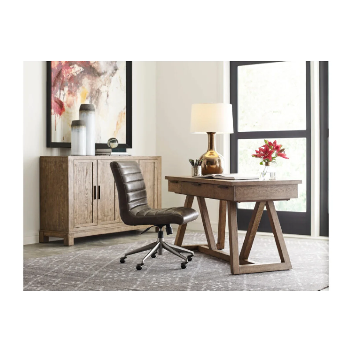 Hidden Treasures Swivel Desk Chair Office Chairs black 7