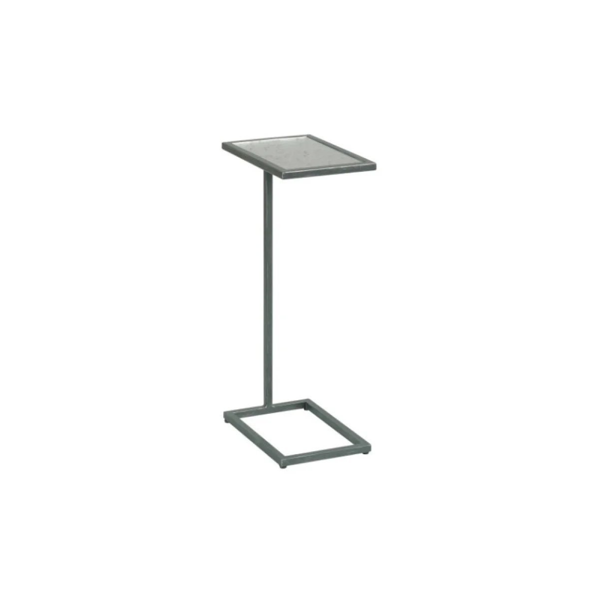 Hidden Treasures Silver Leaf “c” Table End tables Brown 4